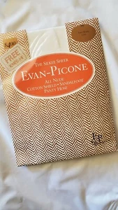 Vintage Evan-Picone The Silkee Sheer Pantyhose Long #181Paris White All Nude - Picture 1 of 2