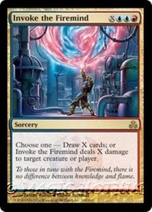 MTG - INVOKE THE FIREMIND - Guildpact (R) - Picture 1 of 1