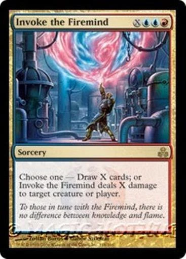 MTG - INVOKE THE FIREMIND - Guildpact (R) - Image 1 of 1