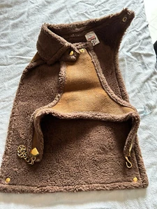 Cappottino TRIADE Montoncino per cani  taglia 33 nuovo scamosciato Marrone nuovo - Foto 1 di 3