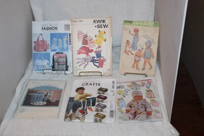 Lot of 5 Baby Themed Patterns, Laura Ashley Accessories, Toys, Clothes Etc., - Image 1 of 4