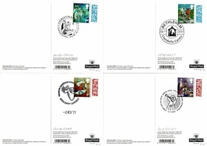 PHQ 494 (13) Navidad 2021. Solo cancelaciones pictóricas, usado - Imagen 1 de 6