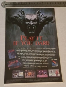 Dracula Super Nintendo Sega Video Game Ad 1992 - Picture 1 of 2