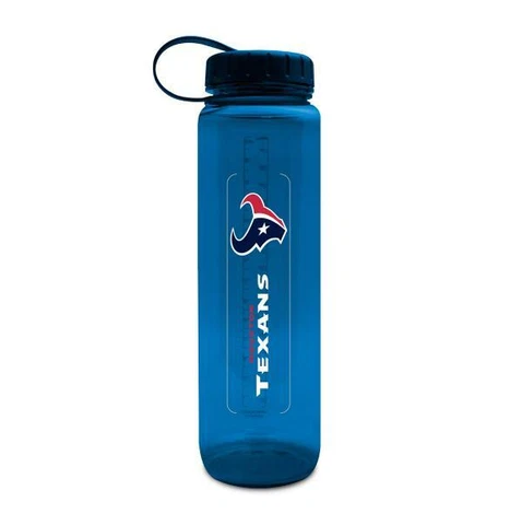 LOT OF TWO (2) HOUSTON TEXANS, 33 oz ENERGY, PLASTIC WATER BOTTLES (CLOSEOUT) Cover