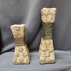 Vintage  Taper Candle Holders / Lot Of 2 Candlestick holders -Russ Home Decor - Picture 1 of 12