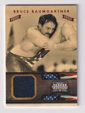 BRUCE BAUMGARTNER 2012 Panini Americana Heroes & Legends Proof Patch 01/99