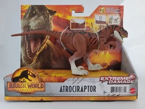 2021 Jurassic World Dominion Extreme Damage Atrociraptor Dino Actionfigur NEU! - Bild 1 von 12
