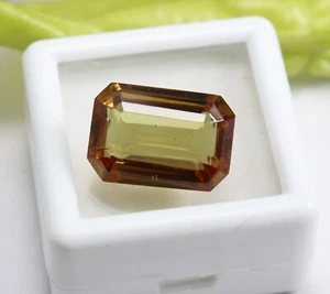 "11.60 ct Emerald-Cut Alexandrite Ring – Natural Color-Changing Gemstone" - Picture 1 of 10