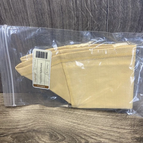Longaberger 2003 Vacation Keepsake Basket Butternut Gold Liner #20542119 - NEW Cover