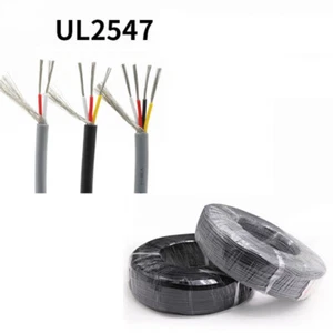 UL2547 18-28 AWG Flexible Shielded Cable Audio Signal Wire 2/3/4/5/6/7/8 Cores - Picture 1 of 8