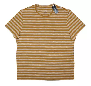 INC International Concepts Striped Slub Crew Neck Men's T-Shirt XL NWT Cathay - Picture 1 of 1