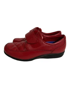 Dr Scholl’s Womens Shoes SZ 8M Red Leather Advanced Comfort Gel Cushion - Picture 1 of 10