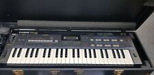 Vintage Casio CZ-101 Synthesizer Keyboard With Power Supply and Case 