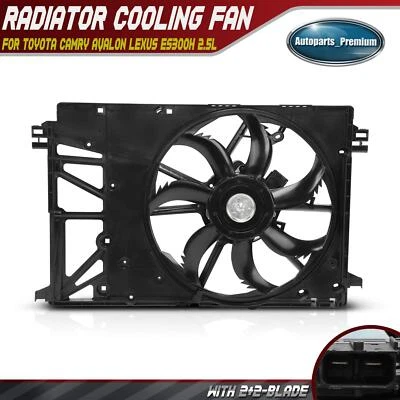 Conjunto de ventilador de refrigeración del radiador con cubierta para Toyota Camry Avalon Lexus ES300h 2,5 L Foto 1 de 4