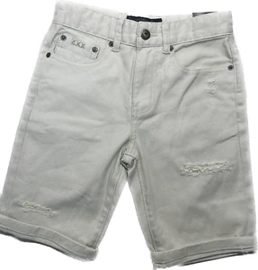 Lucky Brand Youth Pacific Straight denim shorts, Ivory-Size 8 - Picture 1 of 3