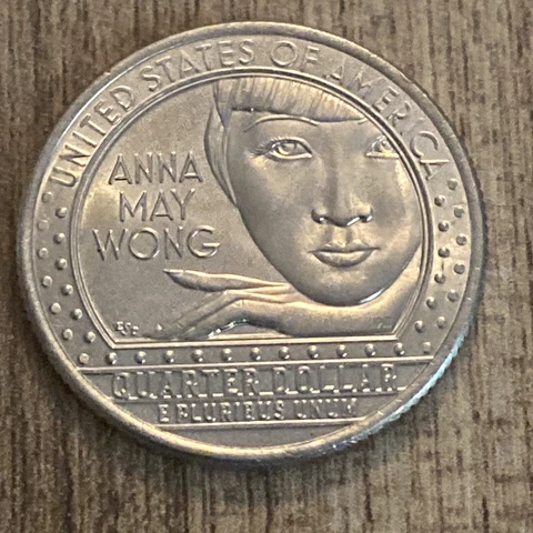 2022 P Anna May Wong American Women Quarter • #230704 • BU Cover
