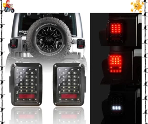 JK LED Rückleuchten-Baugruppe mit Bremslicht & Blinker kompatibel mit Jeep W... - Bild 1 von 8