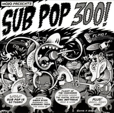 Sub Pop 300! - Sub Pop Artists RARE CD Mudhoney, Tad, L7, Green River .. - Image 1 of 2