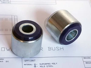 SuperPro Front Lower Arm Rear Inner Bushes SPF1387K For Subaru Impreza GC8 92-07 - Bild 1 von 4