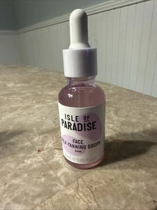 ISOLA DEL PARADISO ~ Gocce autoabbronzanti ~ SCURO ~ 1,01 OZ per VISO - Foto 1 di 2