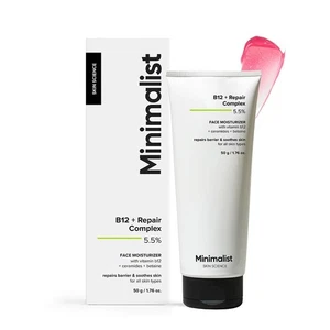 Minimalist Barrier Repair Face Moisturizer with Vitamin B12 Complex 5.5% | 50 gm - Afbeelding 1 van 7