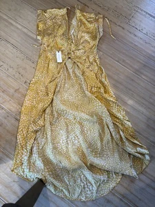 Anthropologie Kleid Neu Größe M Gelb Geblümt - Bild 1 von 6