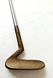 Vintage Golfcraft Model Dyno putter bronzo 34,5" pollici, albero raro - Foto 1 di 11