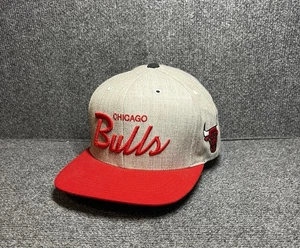 Chicago Bulls Snapback Sombrero Mitchell & Ness Road Gris Script Gorra Retro NBA - Imagen 1 de 9