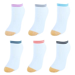 Gold Toe Women's Cotton No Show Liner Socks (Pack of 6) - Picture 1 of 14