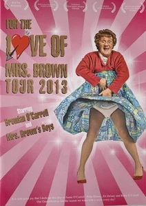 Mrs Brown’s Boys For The Love Of Mrs. Brown 9.5"x13" Tour Programme 2013 EX Con - Picture 1 of 4