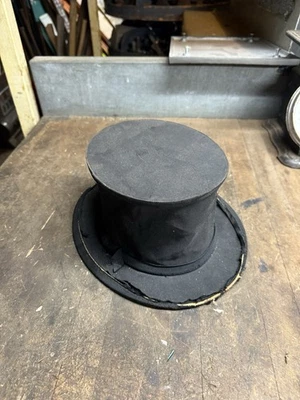 Ropa victoriana ropa de trabajo sombrero de copa sombrero de copa Bamberger’s tienda para hombres Newark EE. UU. Foto 1 de 4