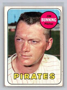1969 Topps #175 Jim Bunning - Picture 1 of 2