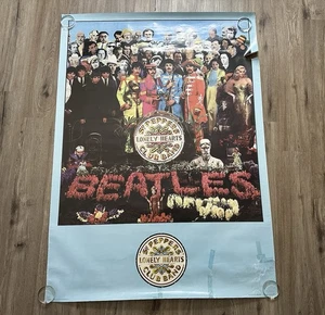 Vintage 1999 The Beatles Sgt. Peppers Lonely Hearts Club Import Images Poster - Picture 1 of 23