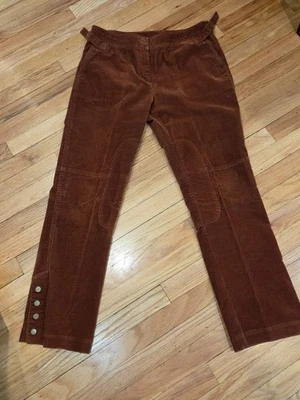 Vintage Y2K CITY DKNY CITY PANT Brown Corduroy Pant size 10 - Image 1 of 4