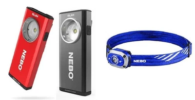 Nebo Slim Flashlight Pocket Rechargeable Red - Image 1 of 4