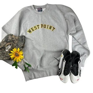 Vintage West Point Crewneck Sweatshirt Size Small MADE IN USA Pro Weave MV SPORT - Picture 1 of 12
