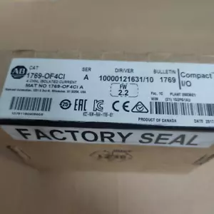 New Factory Sealed Allen-Bradley 1769-OF4CI CompactLogix 4 Pt A/O Current Module - Picture 1 of 1