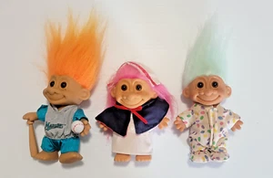 Lotto 3 vintage 5" Russ Trolls Nurse, Pasqua e Florida Marlins Baseball Giocatore - Foto 1 di 4