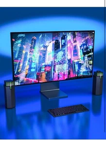 Jeecoo PC Głośniki M20 Oświetlenie komputera Bluetooth USB Gaming Desktop Laptop UK - Zdjęcie 1 z 8