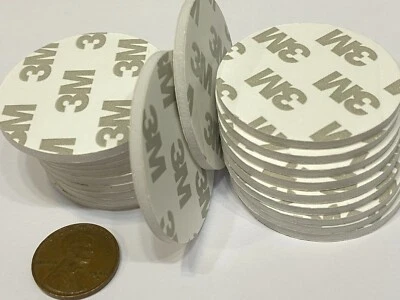 20 PCS 40mm Round 2mm Strong Double Sided Adhesive Foam Tape Pads Mounting - Image 1 of 3