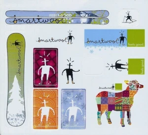 Smartwool Pegatinas Tarjeta de 11 Pegatinas de Outdoor Clothing Company Smartwool - Imagen 1 de 1