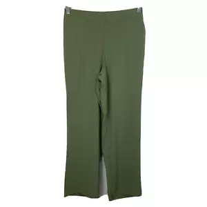 Linea By Louis Dell'Olio Pants Womens Sz S Green Elastic Waist Pull On Lined - Picture 1 of 13