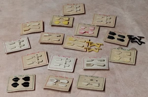 Lot of 18 "MY CRAZY CUT" Sets Kids/Doll Hair Barrettes Plastic - Picture 1 of 5