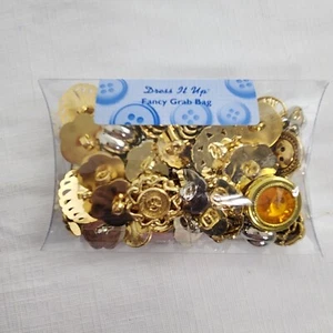 Knopf Wundertüte Gold Kunststoff 57 Stück - Bild 1 von 5