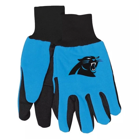Carolina Panthers Two Tone Adult Size Gloves Cover