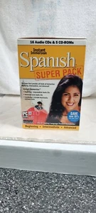 Instant Immersion Learn Spanish Superpack 16 Cds/8 Pc Cd-rom - Picture 1 of 5