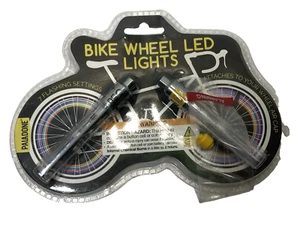 Paladone Fahrrad Rad LED Lichter 2er Set ~ 7 Blinkeinstellungen Neu in Verpackung - Bild 1 von 3