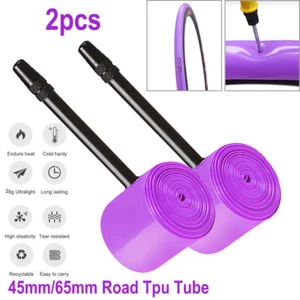2x CYDY Road Bike Inner Tube TPU Ultralight 700x23 28 30 32C 45/65MM Light Tubes - Picture 1 of 14