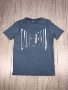 GAP Kids Boys Size Medium 8-9 Rash Guard Swim Shirt Blue With California Graphic - Picture 1 of 9