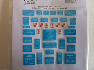 Pre-Cut Signs - Loco & Goods Depots - BR Scottish Region - New ex-shop stock. - Picture 1 of 3
